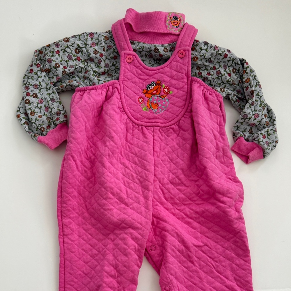 Vintage Sesame Street Zoe set 24M